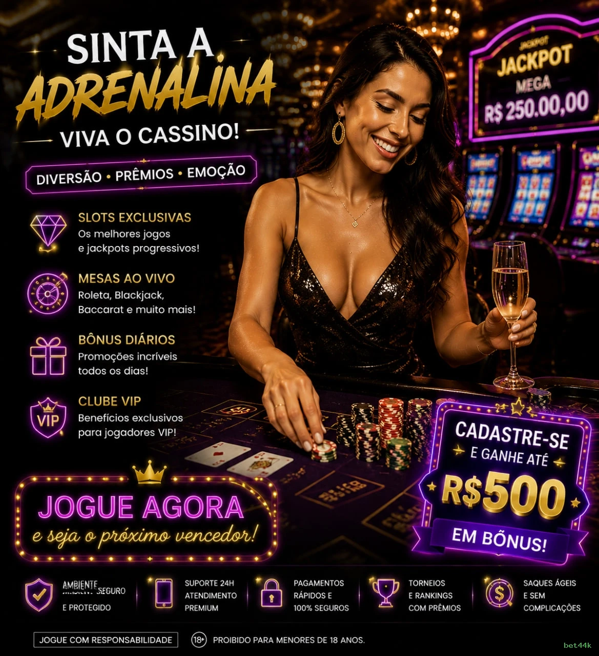 App bet44k apostas esportivas mobile