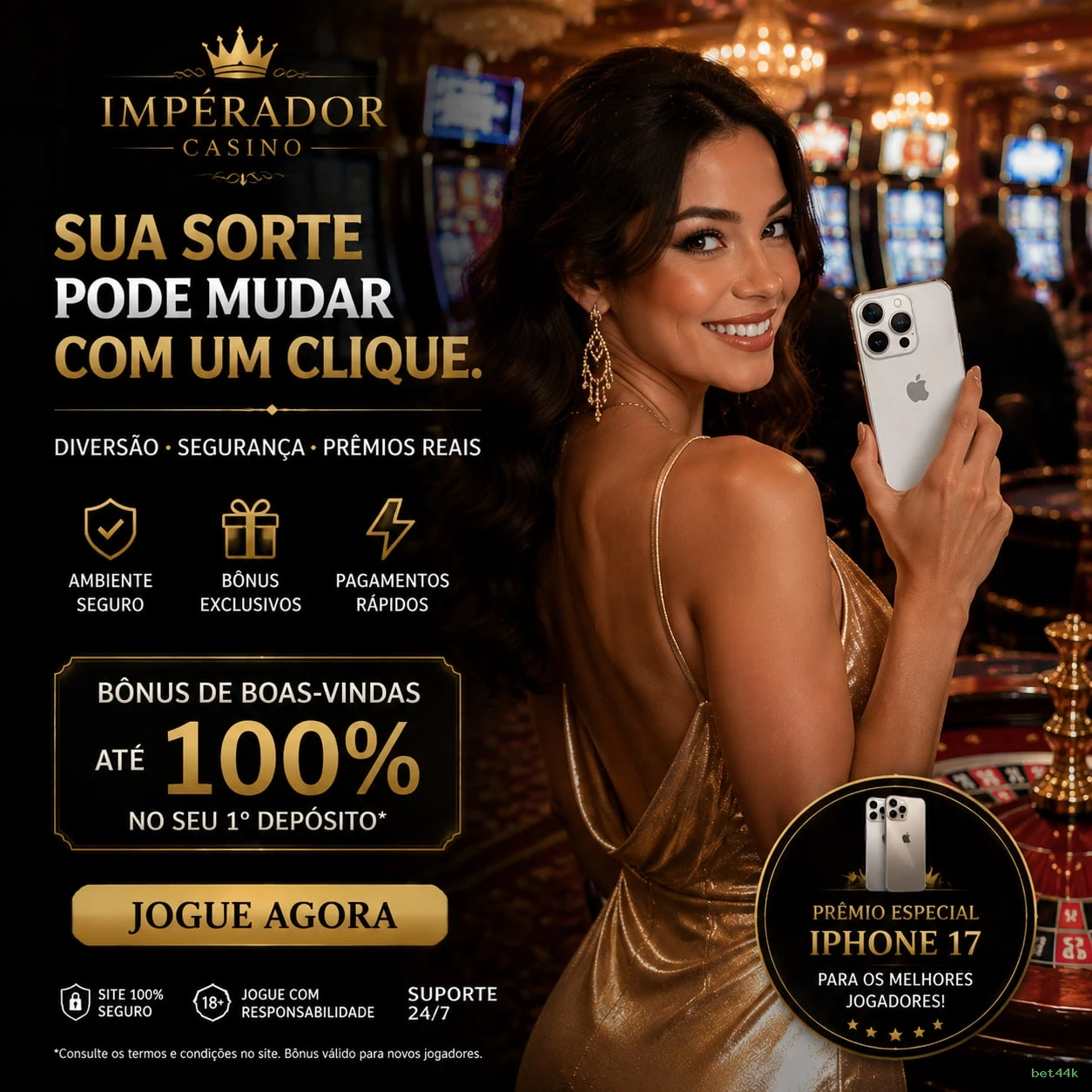 Depósito PIX bet44k